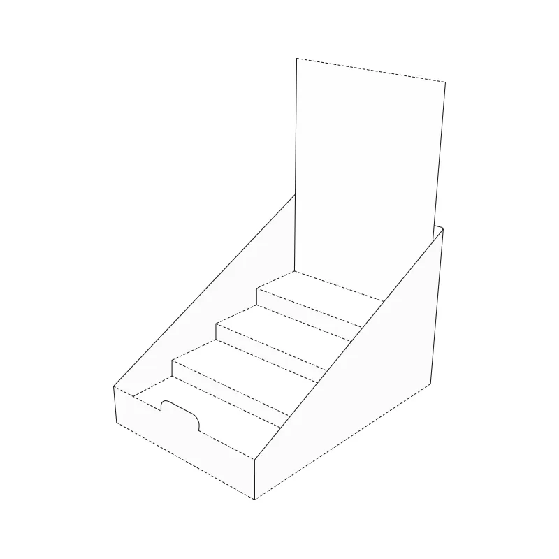 Corrugated Shelf Counter Display