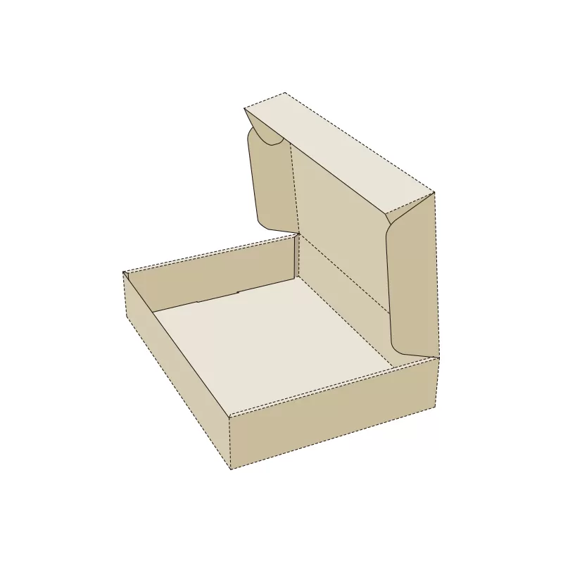 Roll End 3 Flap Lock Corrugated Box