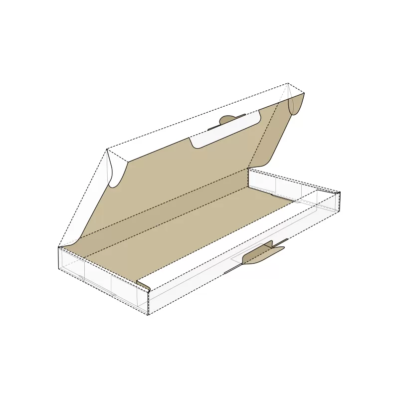 self locking box for packages