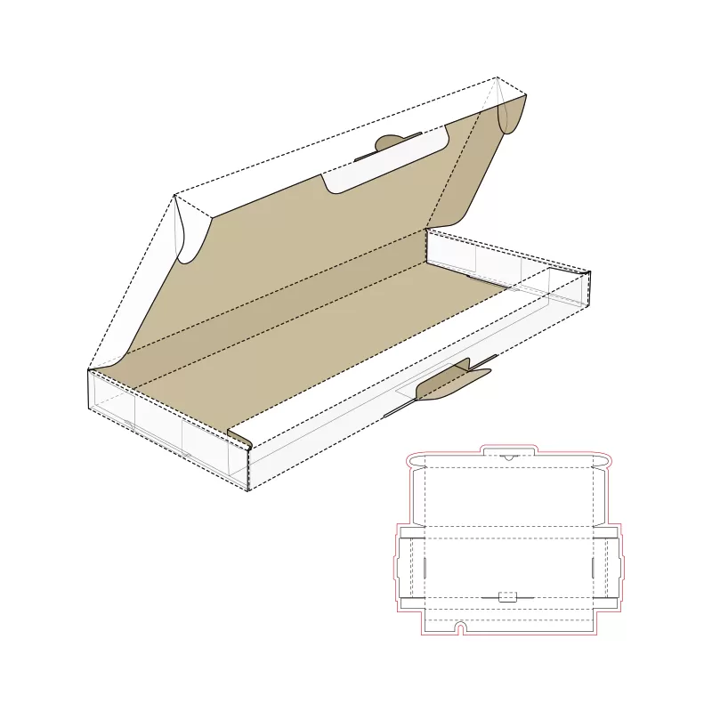 self locking packaging box