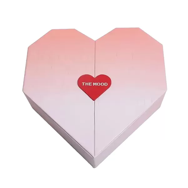 Luxury Middle Opening Heart Shape Rigid Box