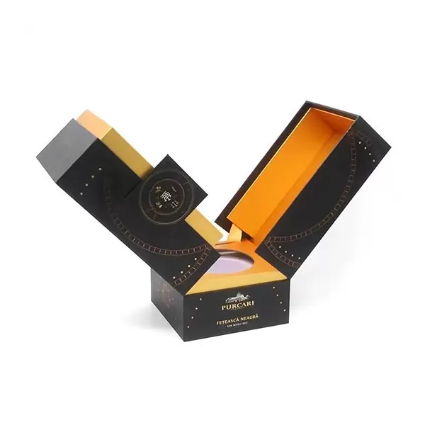 Luxury Middle Opening Whisky Packaging Box