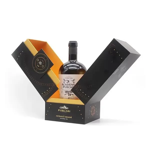 Luxury Middle Opening Whisky Packaging Box